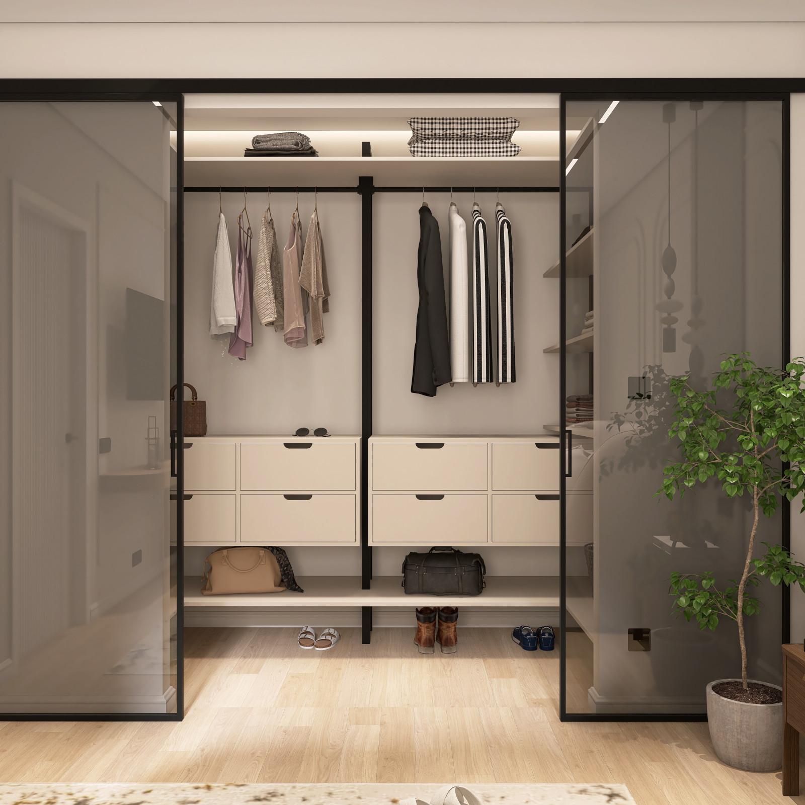 Обложка проекта: Светлая спальня в стиле джапанди