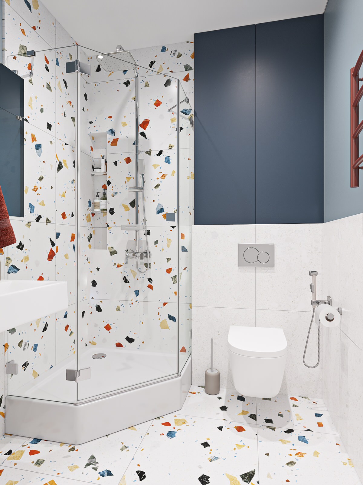 Обложка проекта: Трехкомнатная квартира в ЖК Все Свои, г. Краснодар