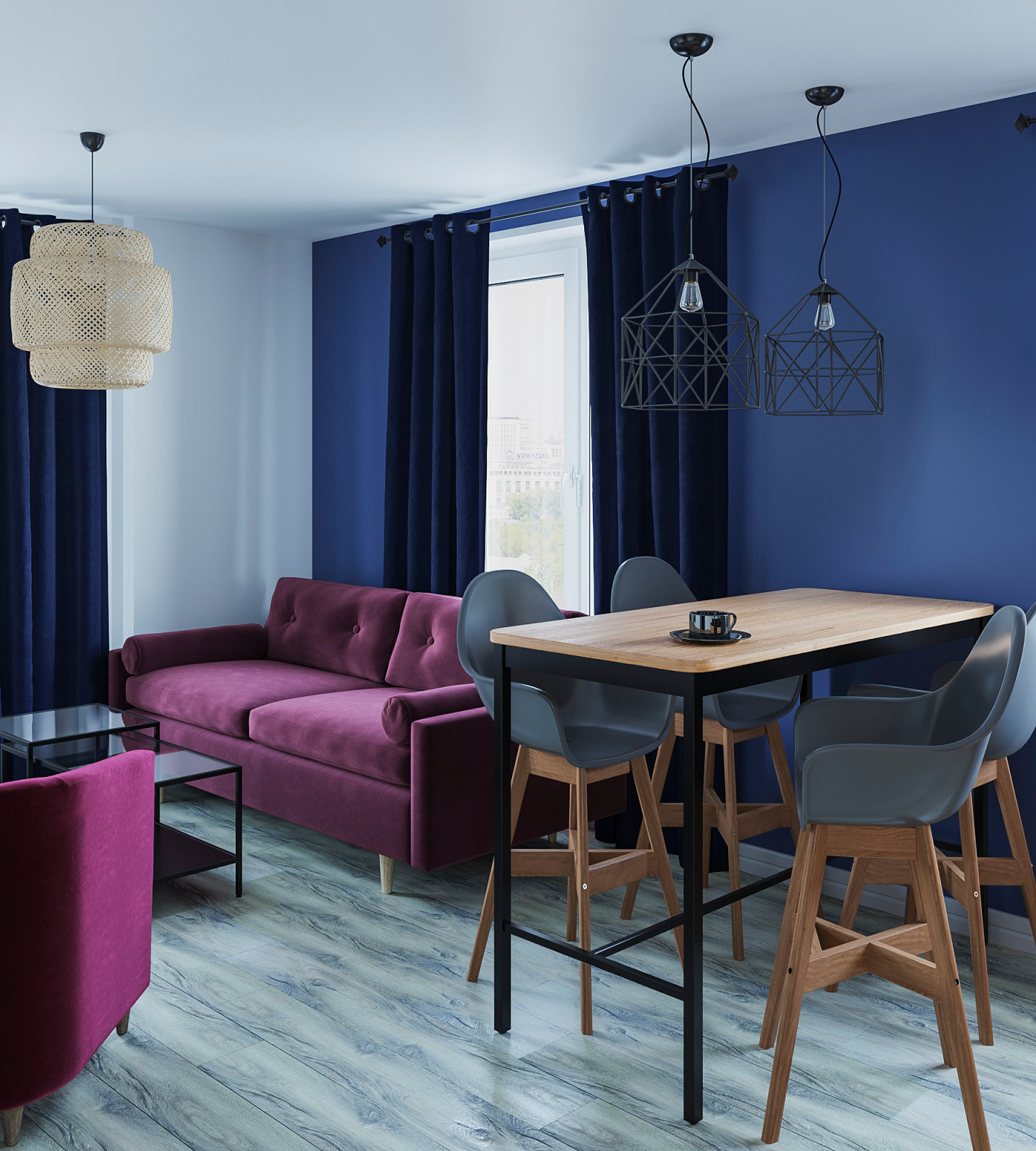 Квартира под сдачу "Черничный Щербет"