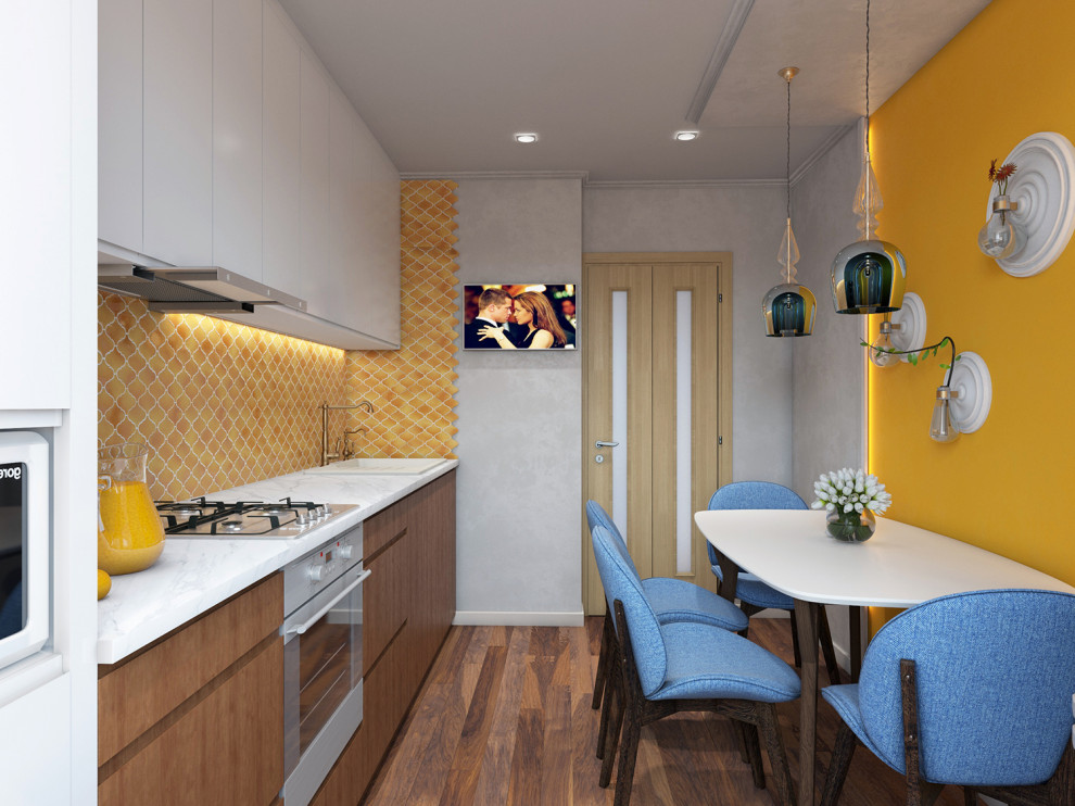 Проект квартиры, где хозяева думали, что им нравится бежевый цвет в интерьере