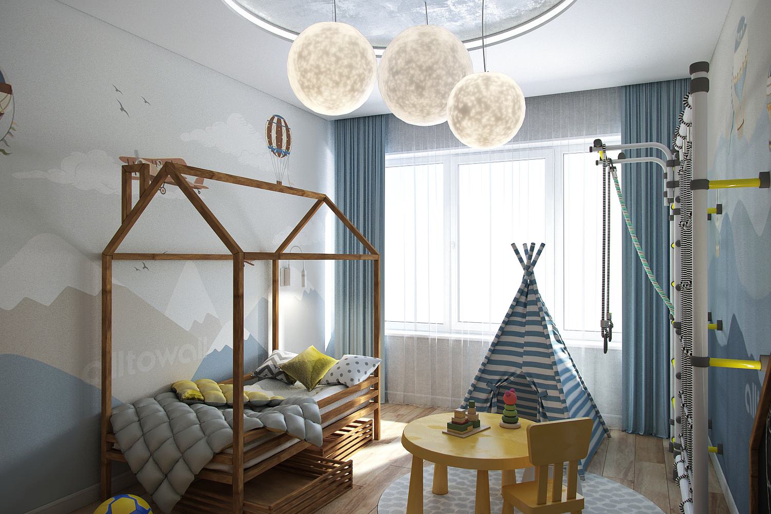 Дизайн-проект квартиры 115 м.кв. Clever Park