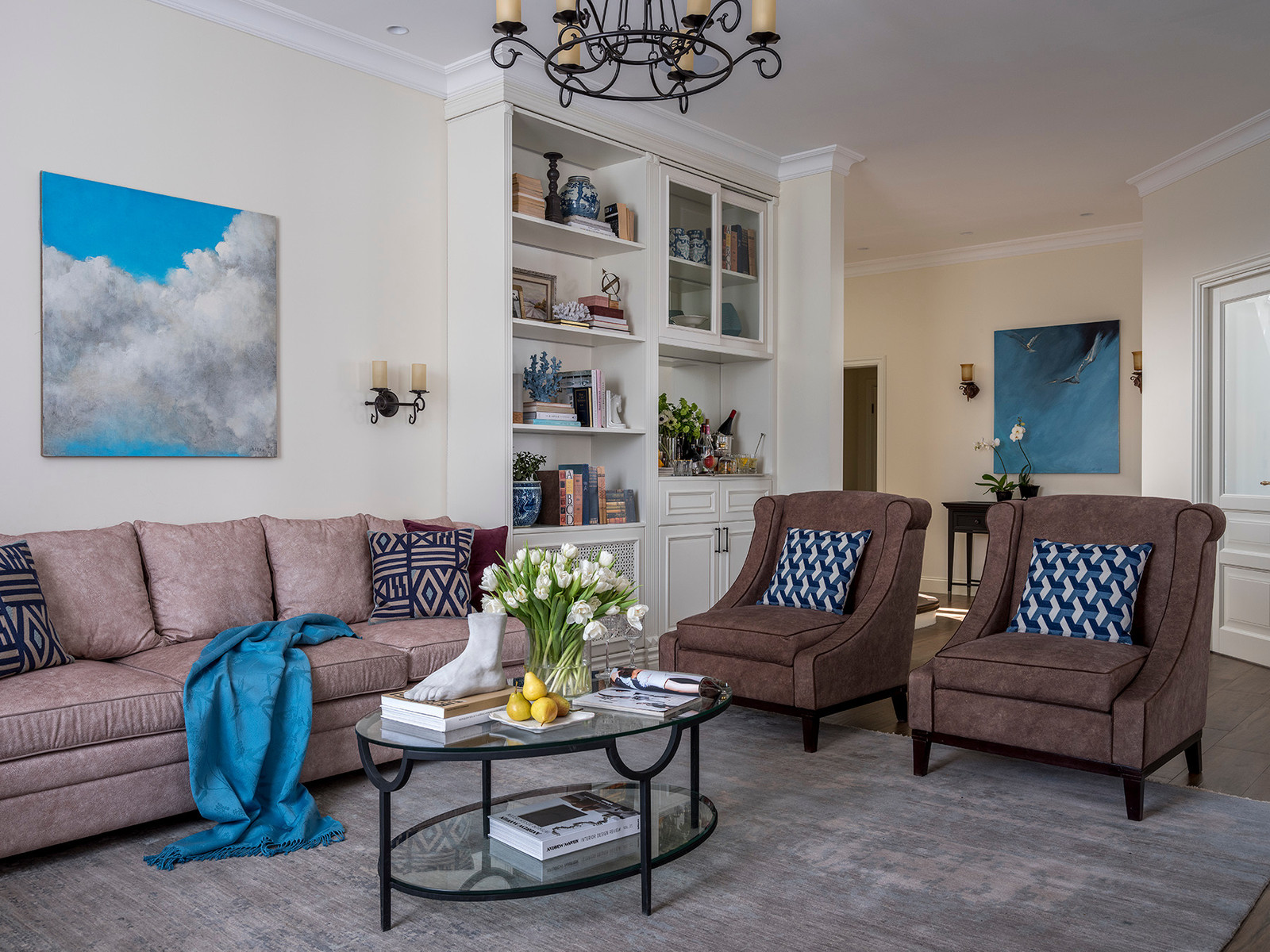 Загородный дом - 235 кв.м. Интерьерные фотографии. Дмитровское шоссе.