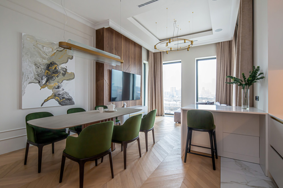 Реализованный проект квартиры в Неоклассике ЖК Eleven