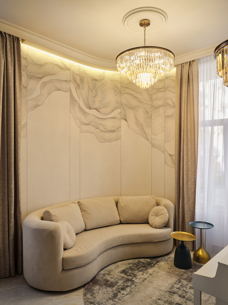 La musique... Интерьер квартиры в стиле ар-деко