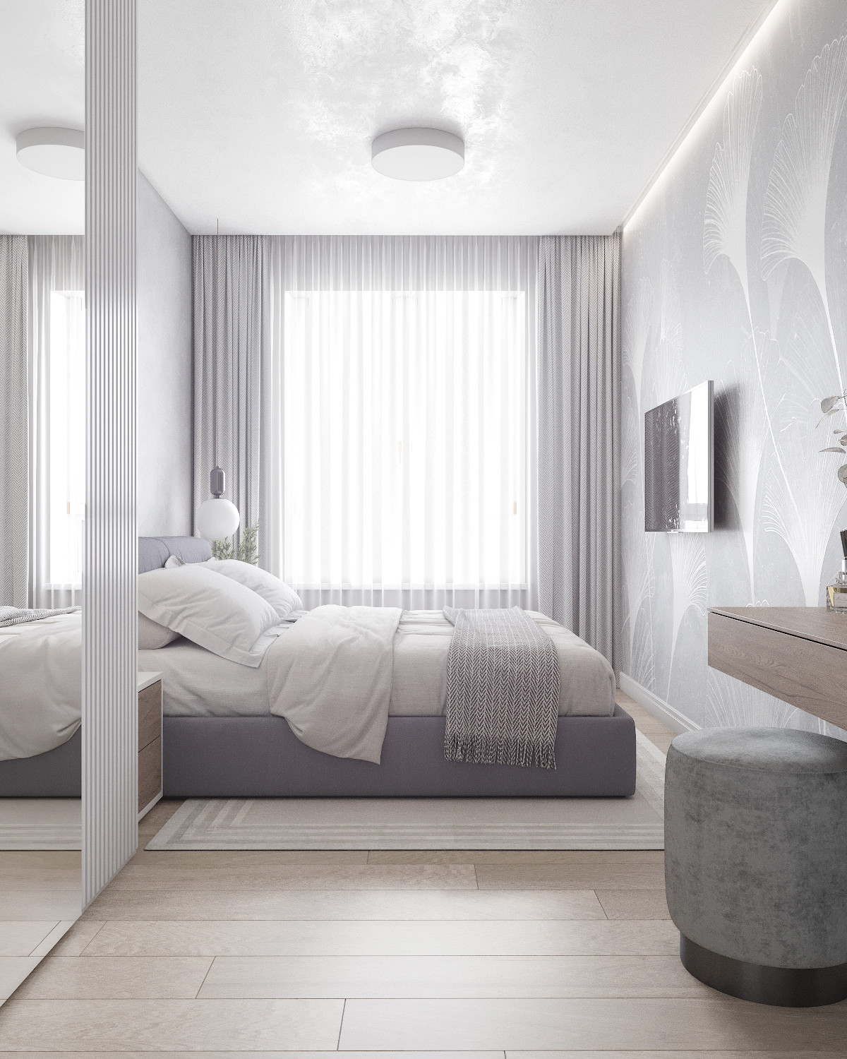 Дизайн трехкомнатной квартиры ЖК Мегаполис-парк 69м2