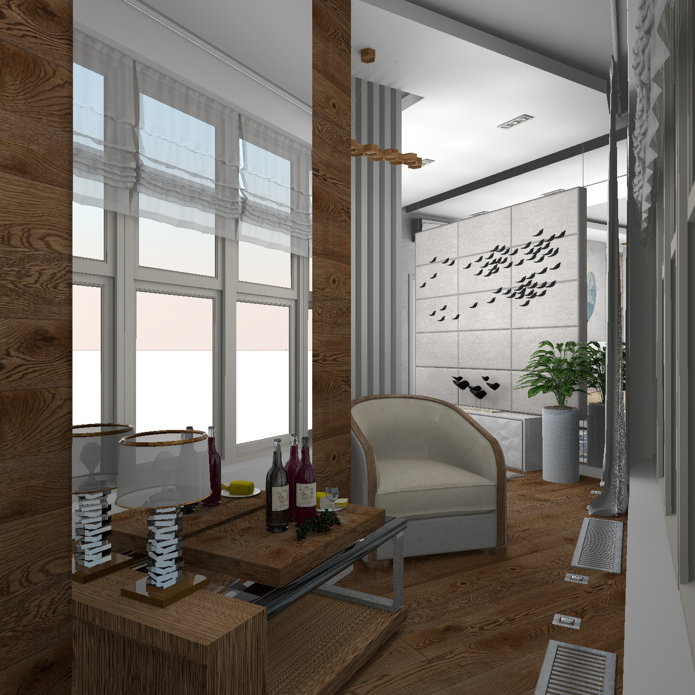 Новогорская Ривьера: квартира свободной планировки для супругов