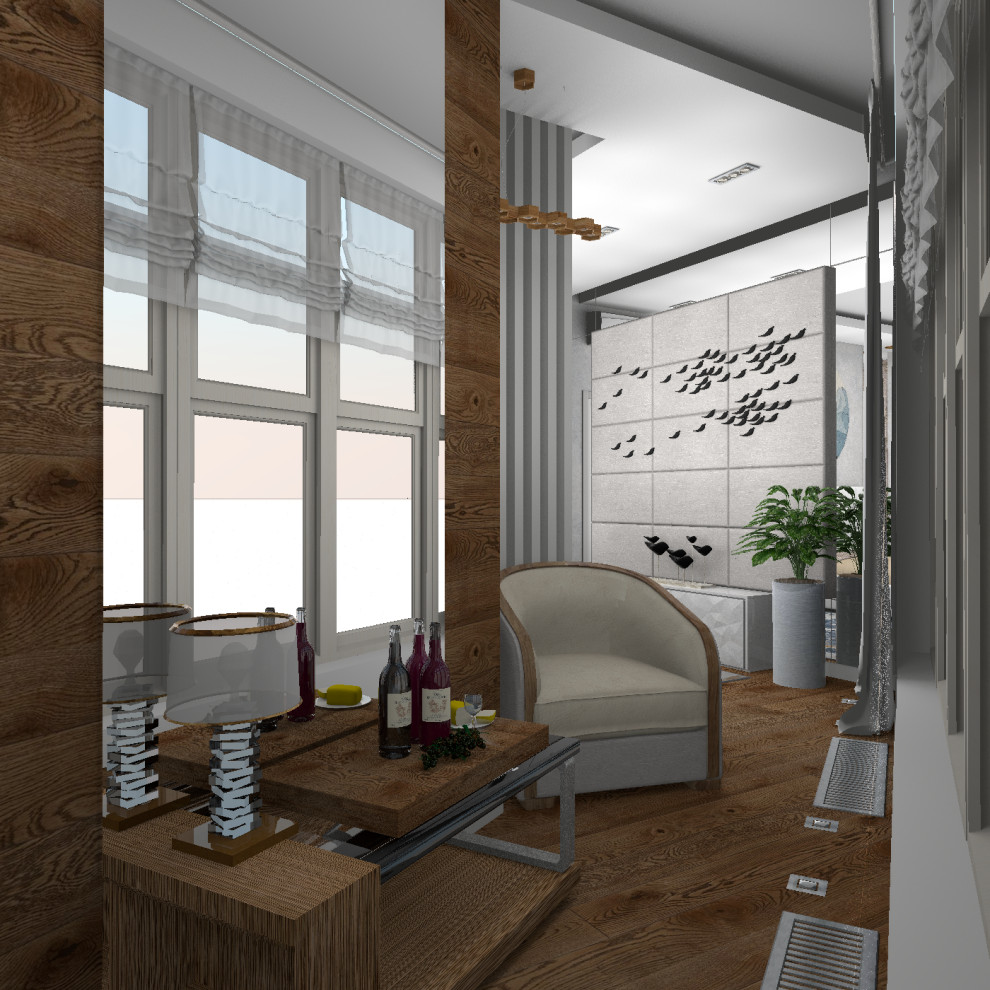 Новогорская Ривьера: квартира свободной планировки для супругов