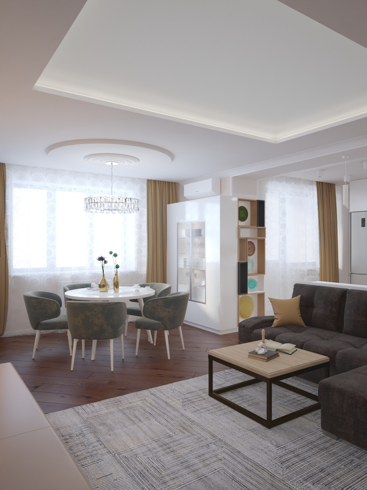 Трехкомнатная квартира / Чебоксары / 2019 год