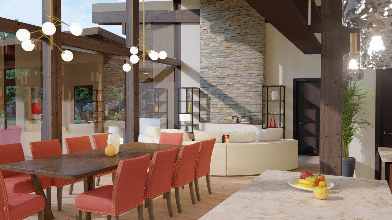 СПА комплекс с бассейном, сауной, барбекю и хоз.блоком