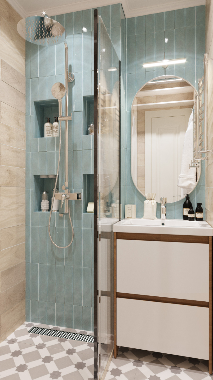 Современный дизайн 2-комнатной квартиры в Говорово