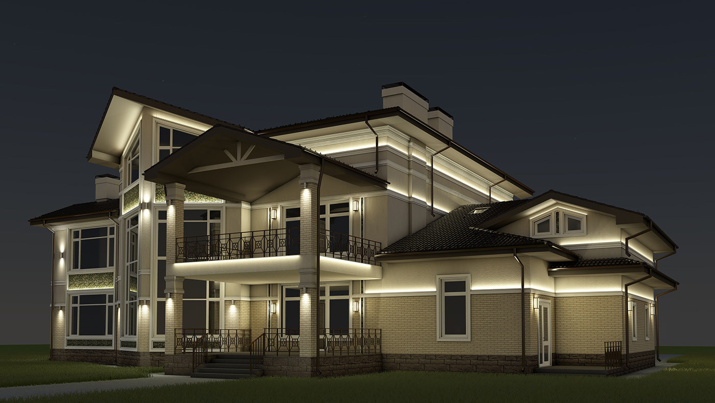 Обложка проекта: Освещение частного дома