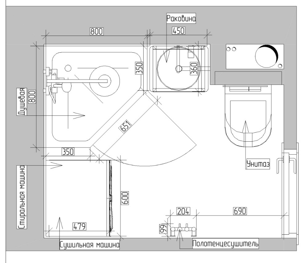 Обложка проекта: Санузел в небольшой квартире