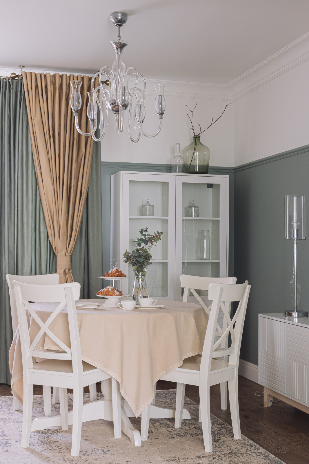 Трехкомнатная квартира в традиционном стиле