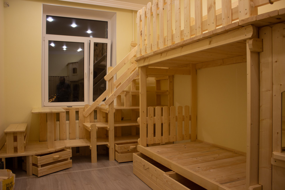 Детский интерьер из дерева для Эрика и его мамы