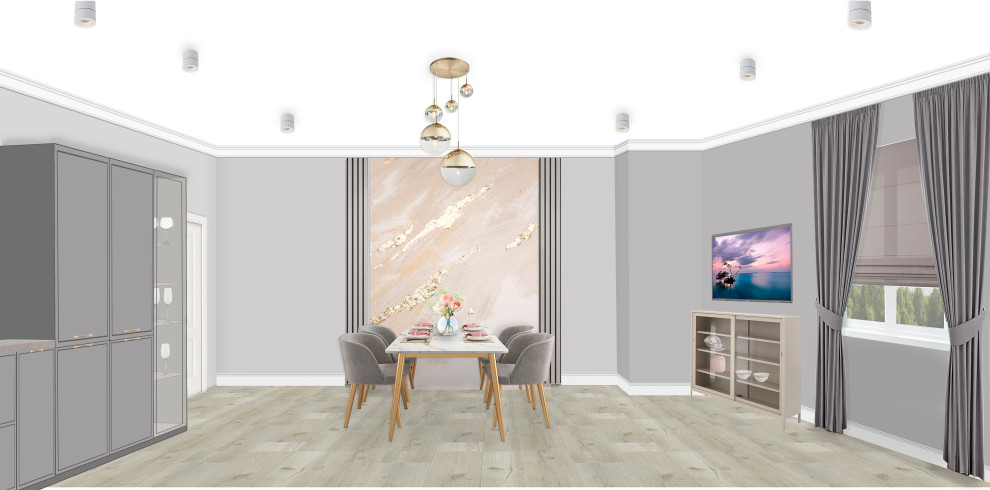 Кухня в частном доме в г. Иркутске