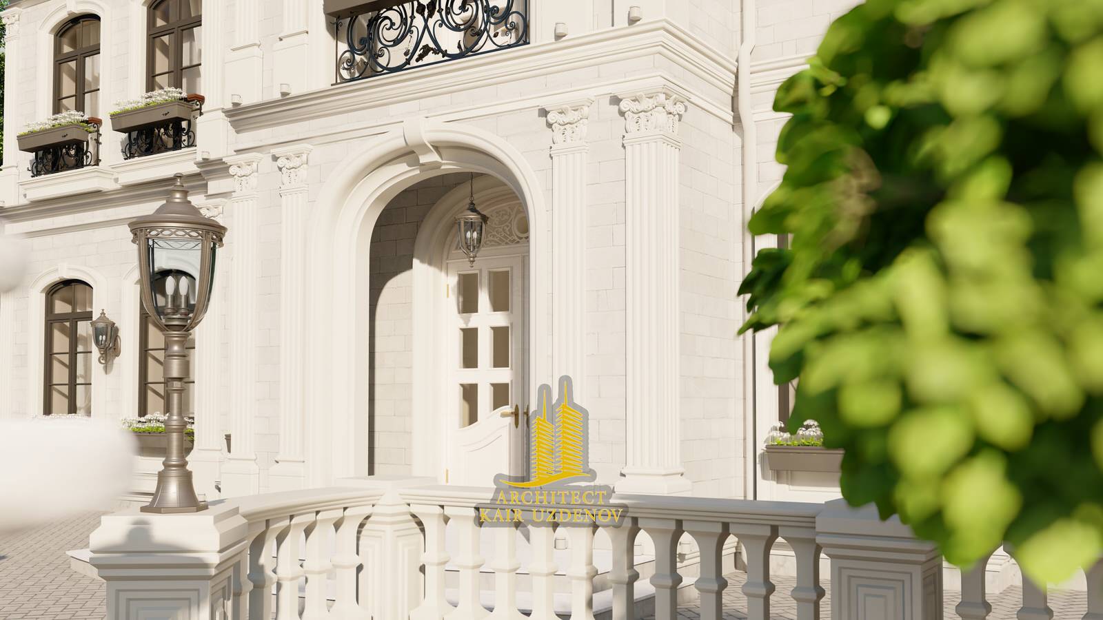 Проект дома в стиле Французский ренесанс