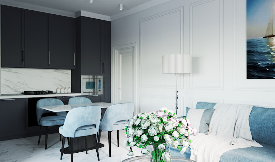 Кухня-гостиная