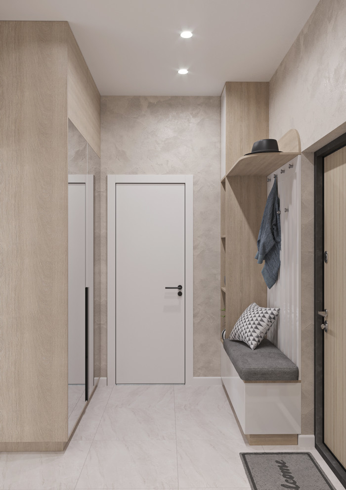 Innenarchitektur einer kleinen Wohnung