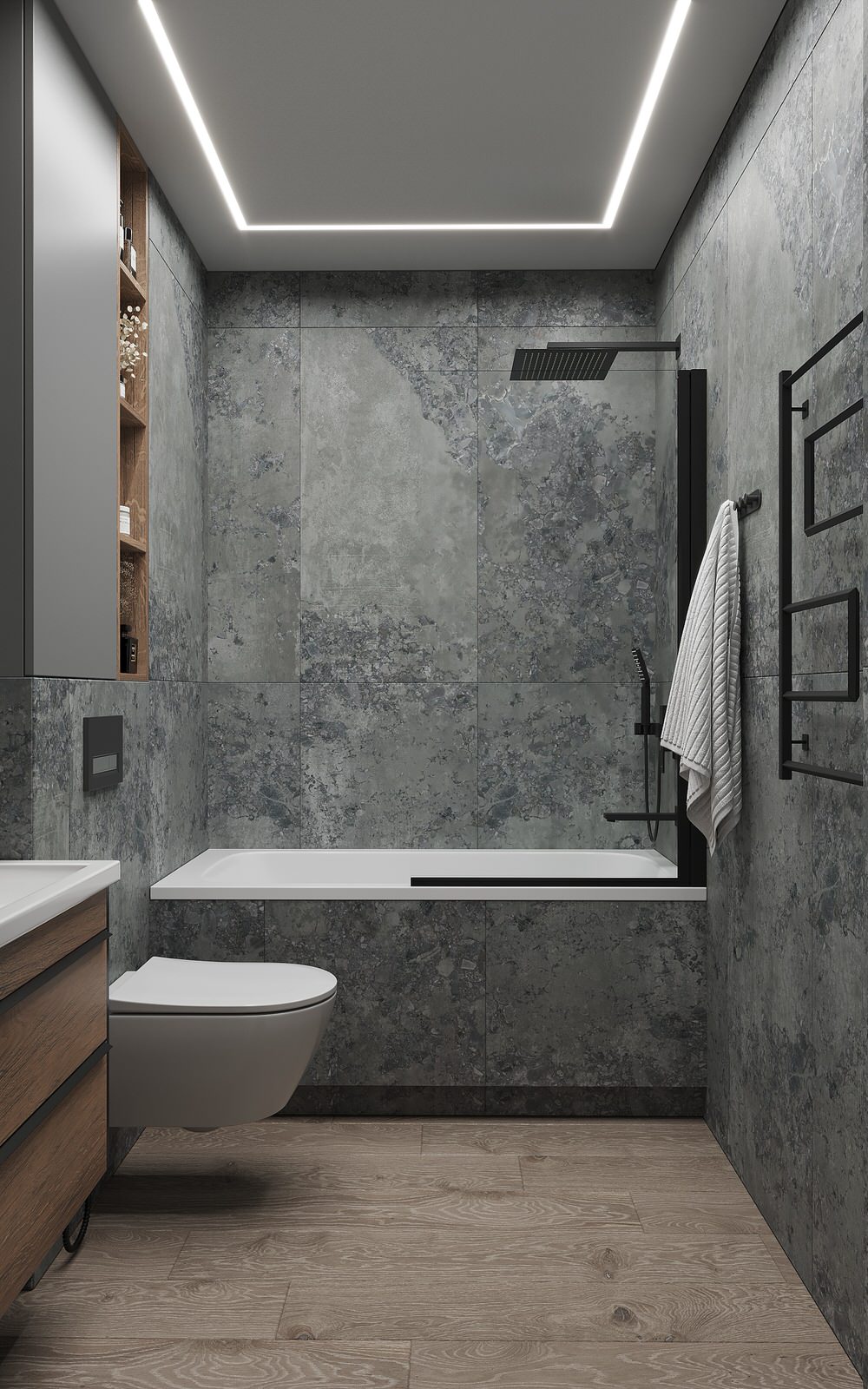 Трехкомнатная квартира с видом на лес