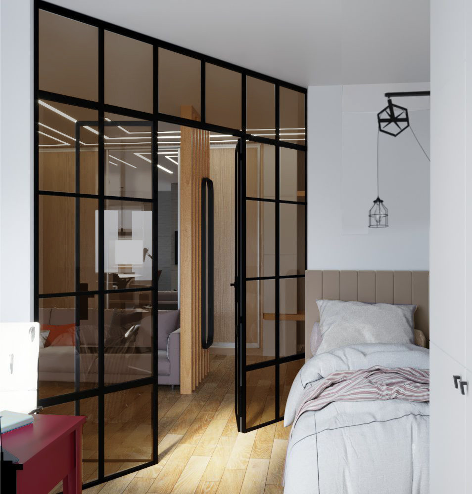 Лофт перегородка