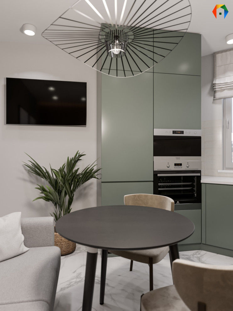 Золотой треугольник. Дизайн проект с преобладающим скандинавским стилем