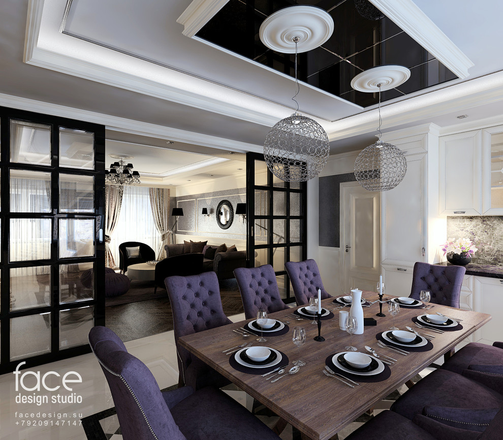 Обложка проекта: интерьер дома в стиле Ар-деко