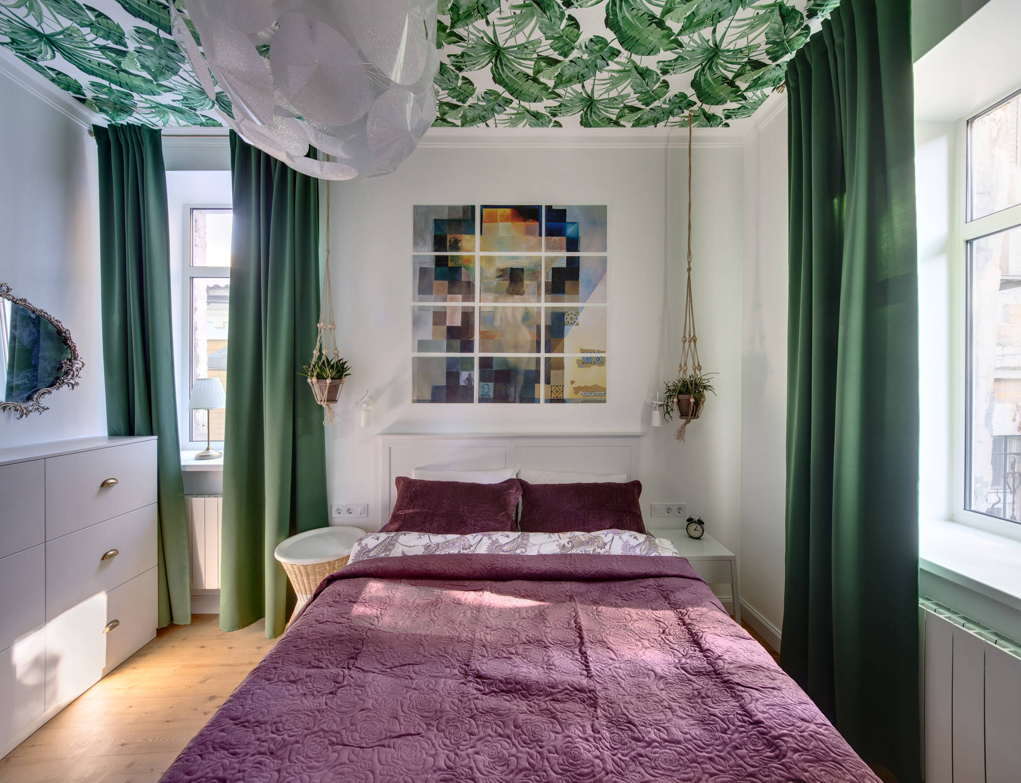 Houzz Украина: Яркий скандинавский стиль в старом доме