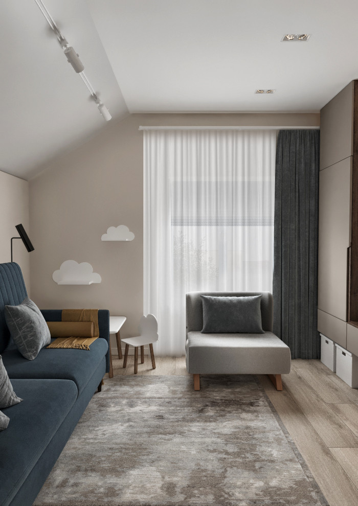 Проект двухэтажного частного дома 150 кв.м.