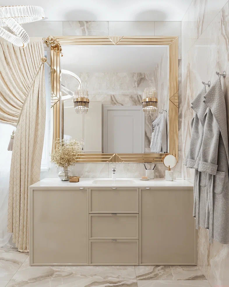 Обложка проекта: Ванная комната в НЕОклассическом стиле