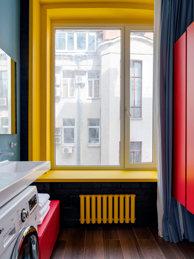 Современный интерьер в старинной доме в центре Москвы для сдачи в аренду