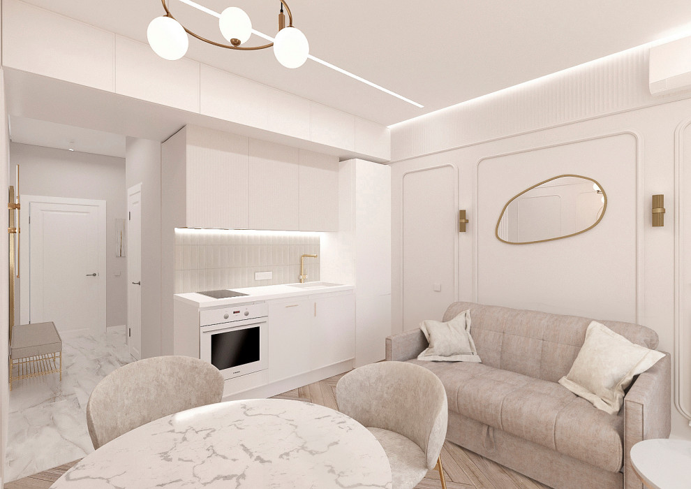 Обложка проекта: Студия в стиле неоклассика