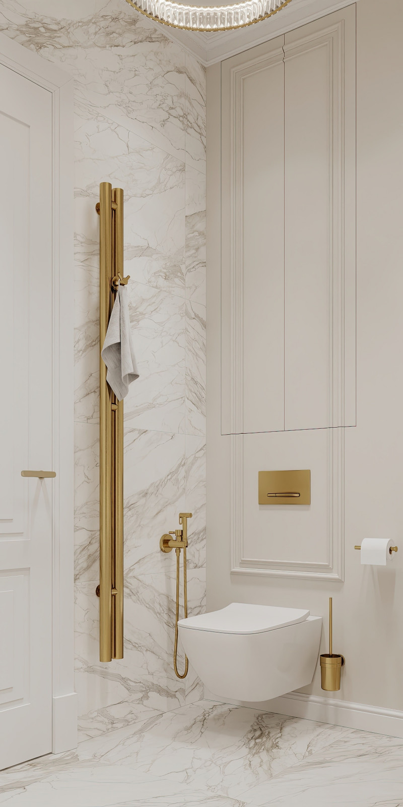 Дизайн и ремонт квартиры в ЖК Сердце Столицы - Поэзия неоклассики