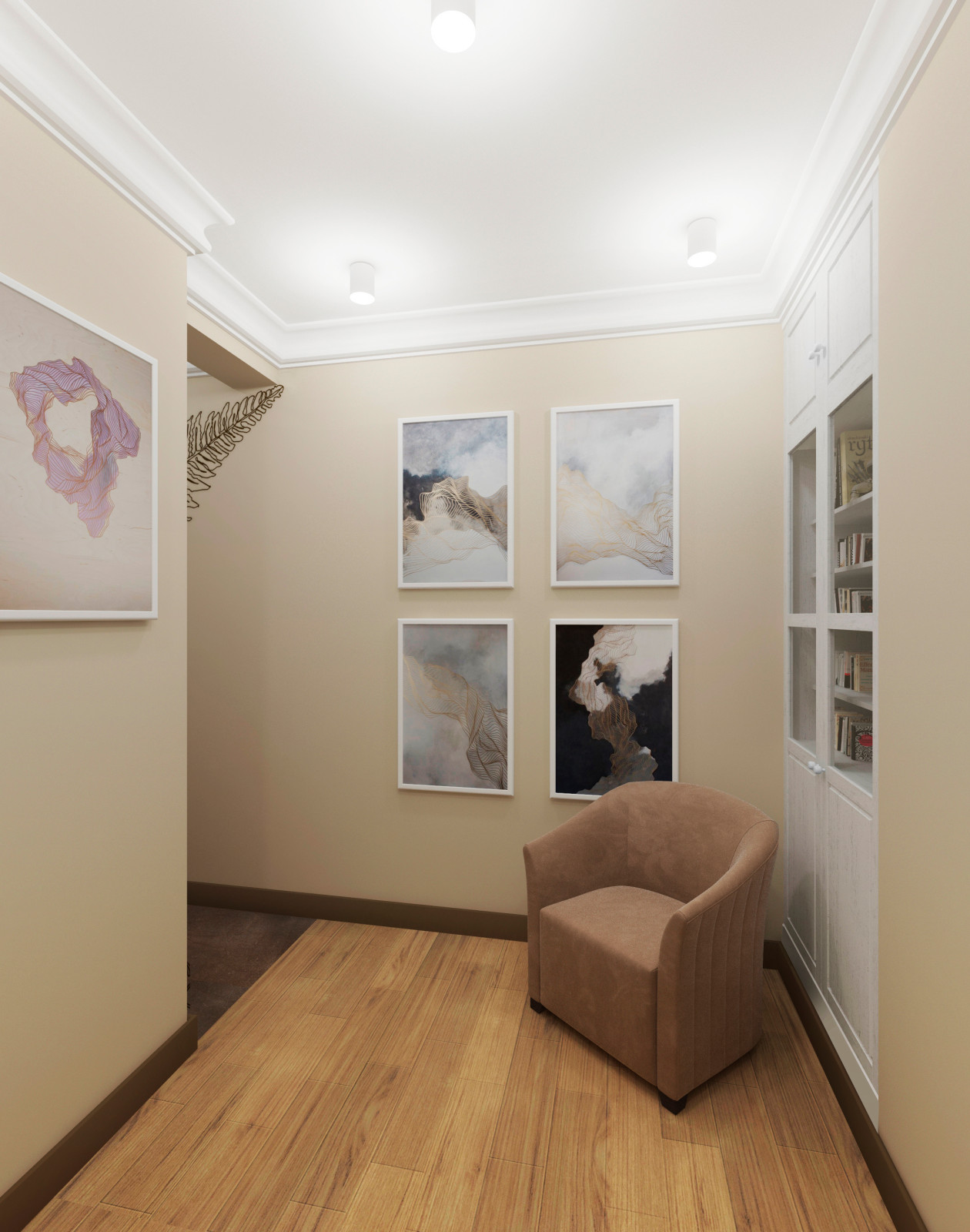 Эклектичный. Квартира для трех поколений - "Мята и папоротник"