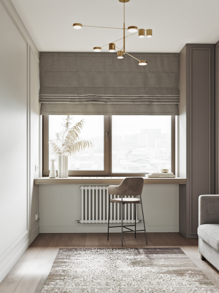 Дизайн-проект 3-комнатной картиры ЖК "Дом на Грота", 102 кв.м, Спб