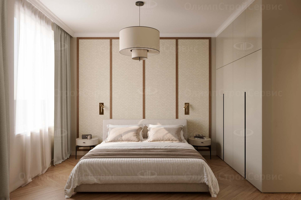 ЖК Румянцево-Парк: дизайн интерьера квартиры 60 кв.м. в современном стиле