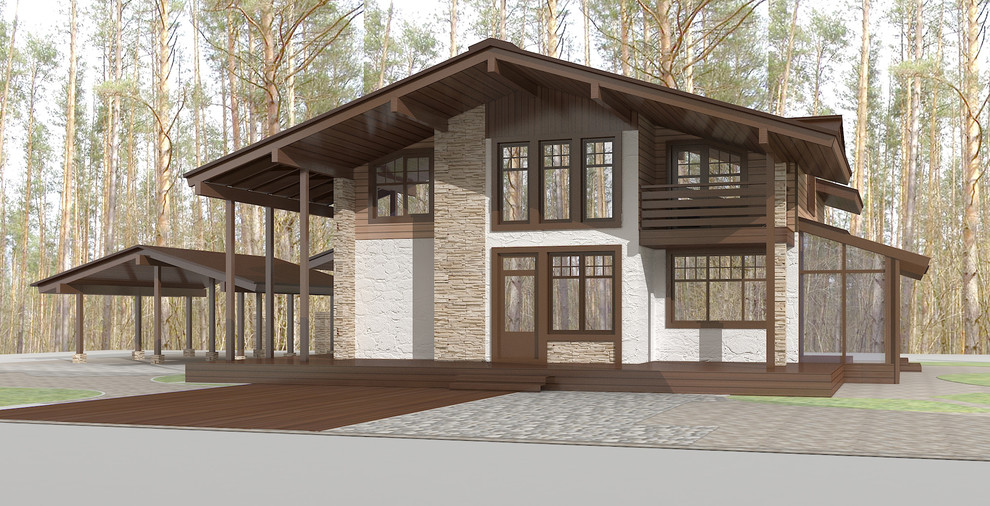 Коттедж в стиле Шале