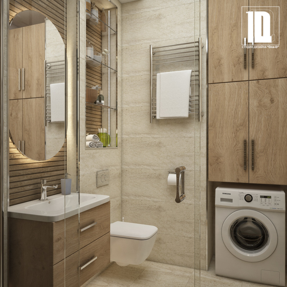 Дизайн-проект "Южное солнце" квартиры в ЖК Посейдон город Сочи 36 м2