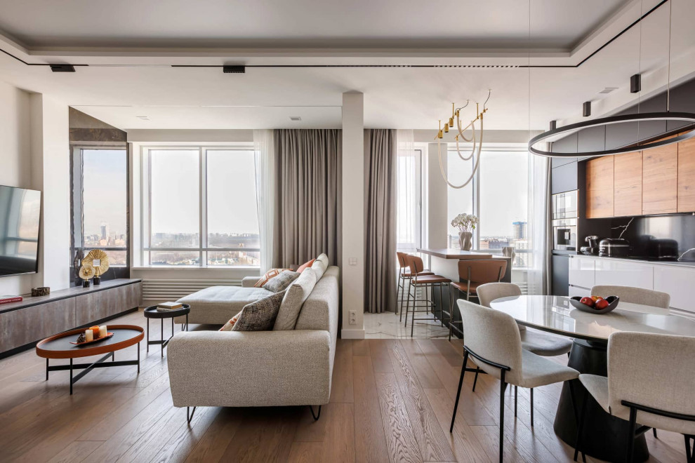 Дизайн и ремонт квартиры в ЖК «Хедлайнер» — Классическая геометрия