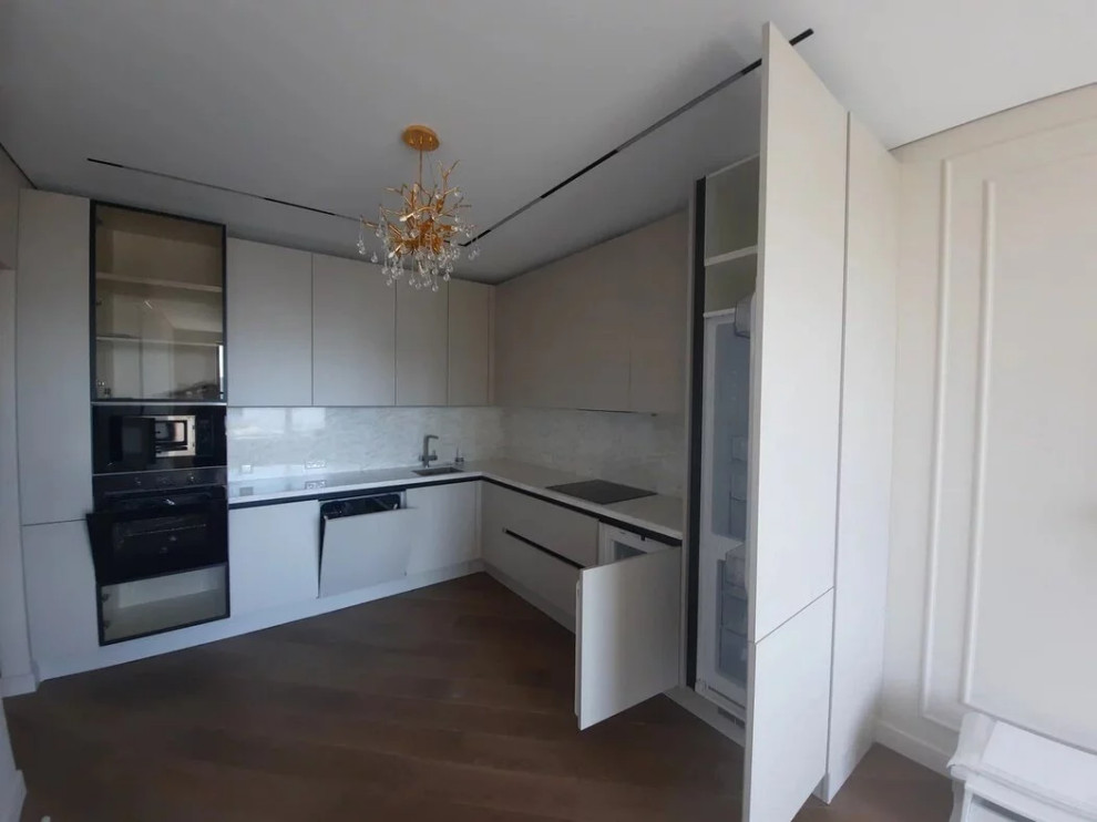 Классический ремонт в светлых тонах, 75 кв.м.