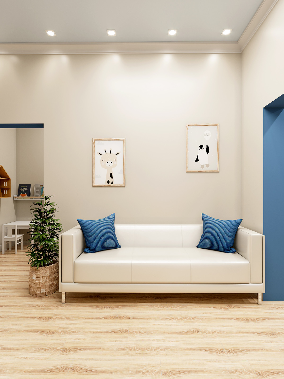 Дизайн-проект детского медицинского центра "Ирис" г. Долгопрудный