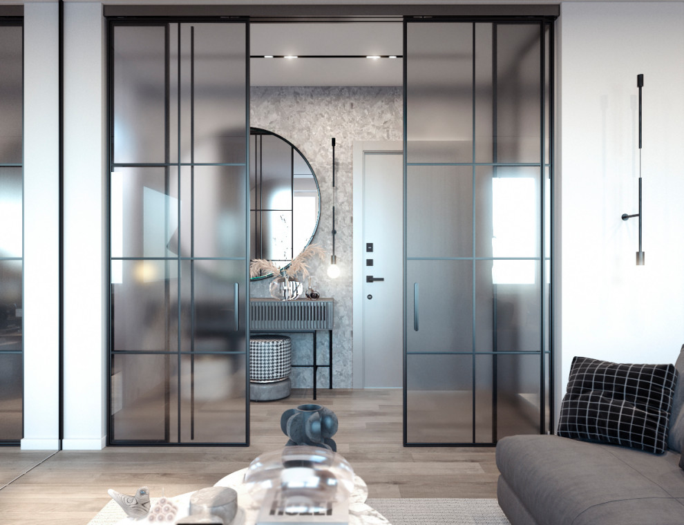 Интерьер в черно-белом цвете