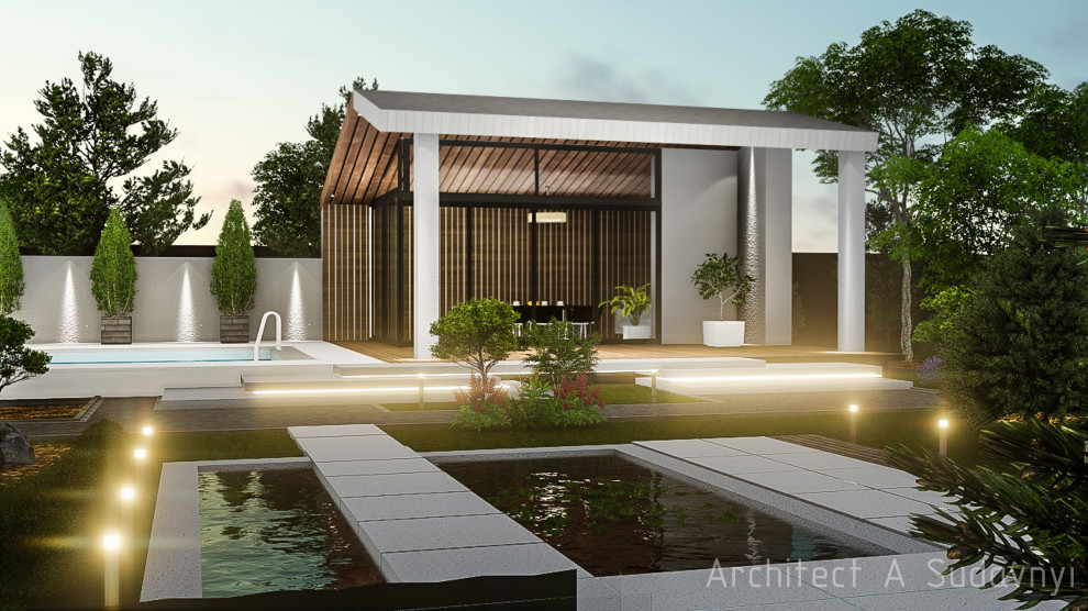 Архитектурные проекты коттеджей, ландшафтный дизайн