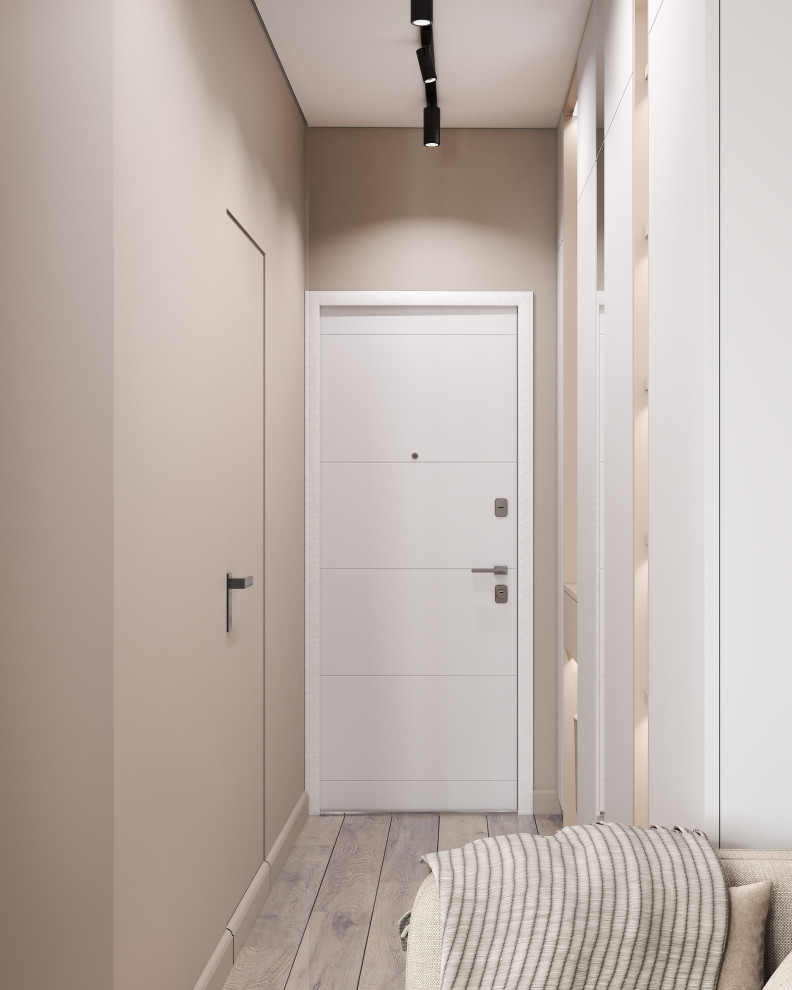 Проект современной квартиры 39 м² в Москве для двоих