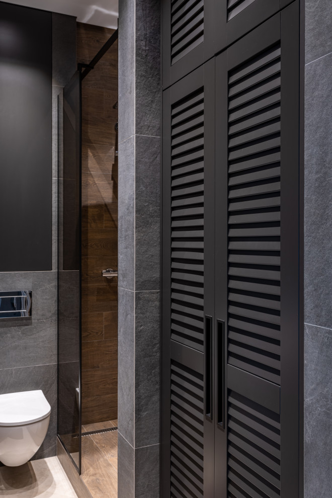 Санузел в стиле лофт