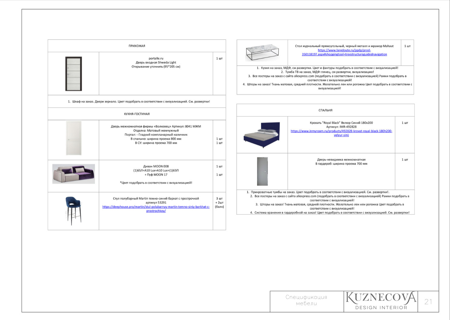 Дизайн проект квартиры 50 кв.м.