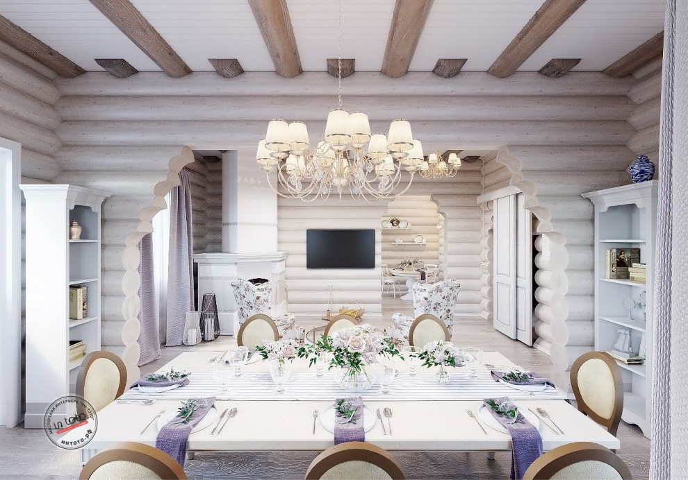 Дом из кругляка в Иркутске