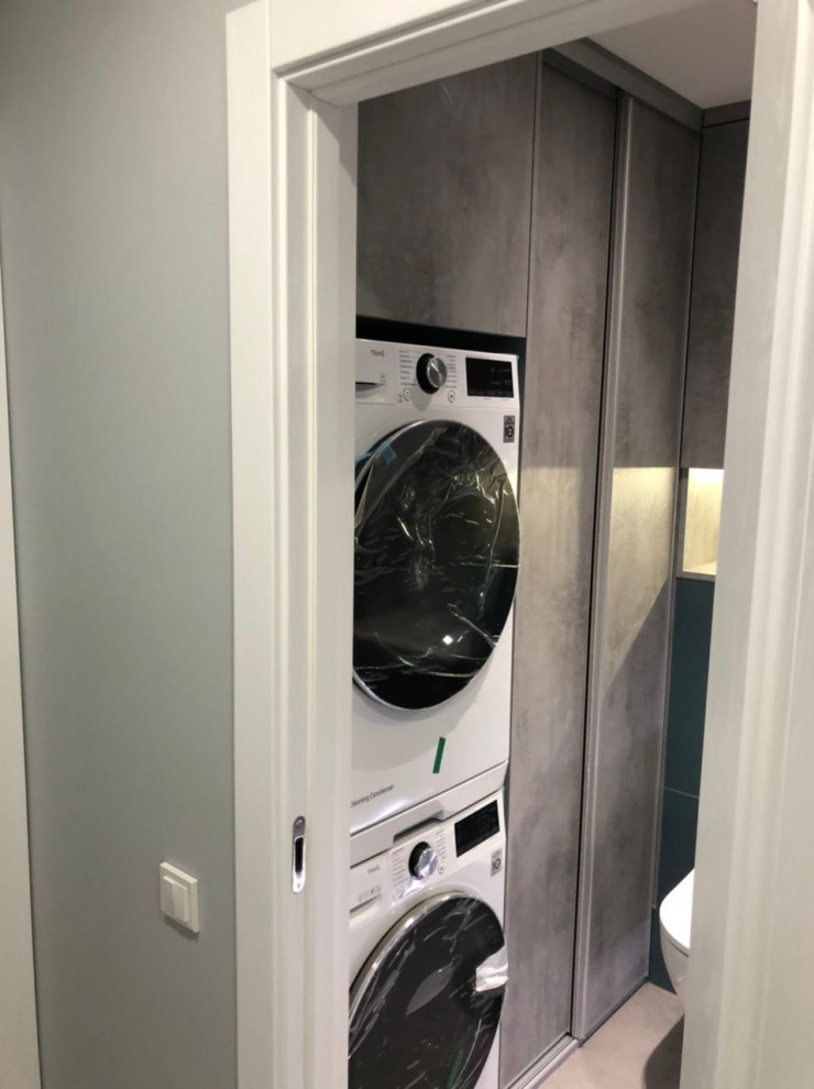 Реализация ванной комнаты с применением керамогранита ITALON