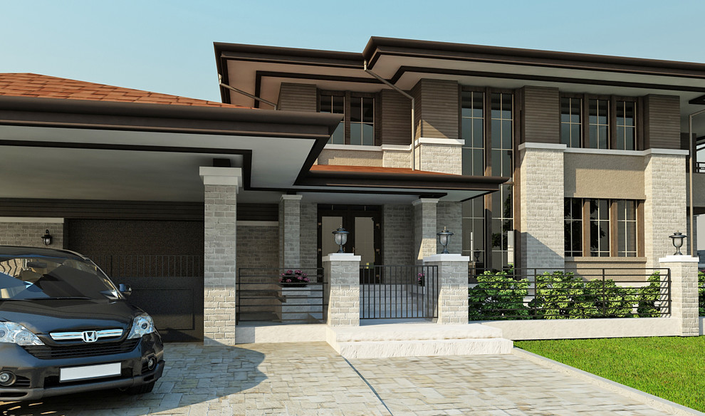 Дом в стиле Л.Райта