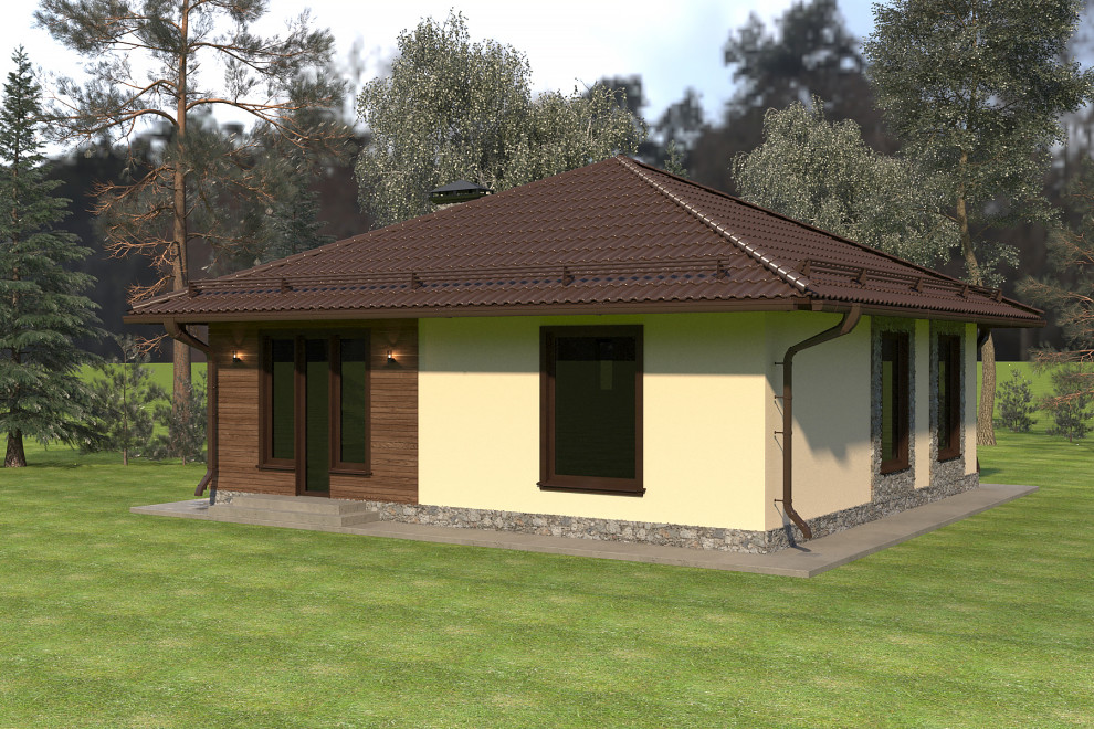 Частный дом 100 х 100