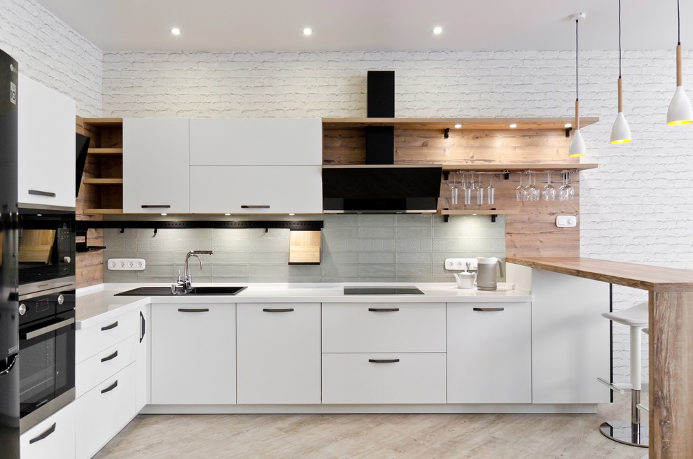 Лофт - светлый, комфортный.